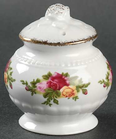 Old Country Roses Individual Salt Shaker by Royal Albert