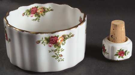 Old Country Roses Wine Bottle Coaster and Stopper