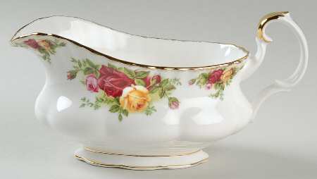 Old Country Roses Gravy Boat by Royal Albert