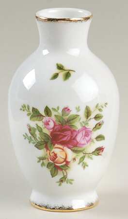 Old Country Roses 4" Bud Vase