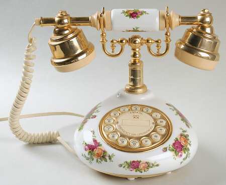 Old Country Roses U.S. Plug Telephone