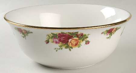 Old Country Roses 9" Salad Serving Bowl