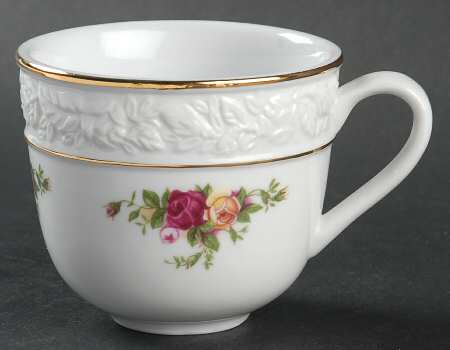 Old Country Roses Sculpted Cup by Royal Albert