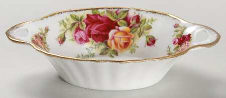 Old Country Roses 5" Oval Sweet Meat Dish
