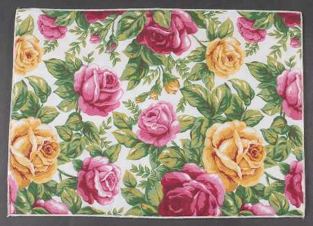Old Country Roses Reversible Cloth Placemat