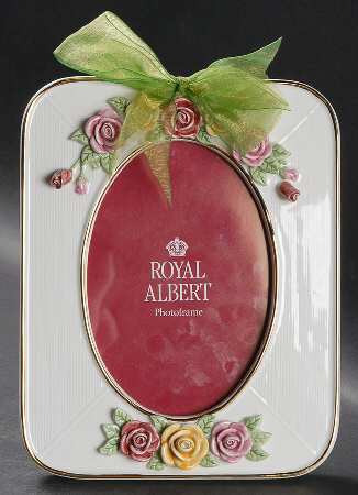 Old Country Roses Frame-Holds 4" X 6" by Royal Albert