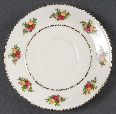 Old Country Roses Saucer for Floral Footed Cup