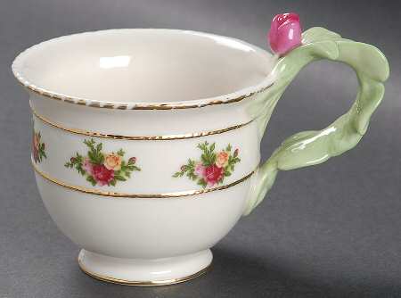 Old Country Roses Floral Footed Cup by Royal Albert