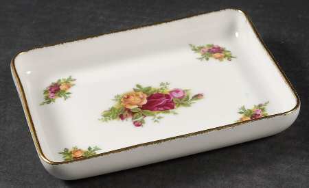 Old Country Roses 6" Rectangular Tray
