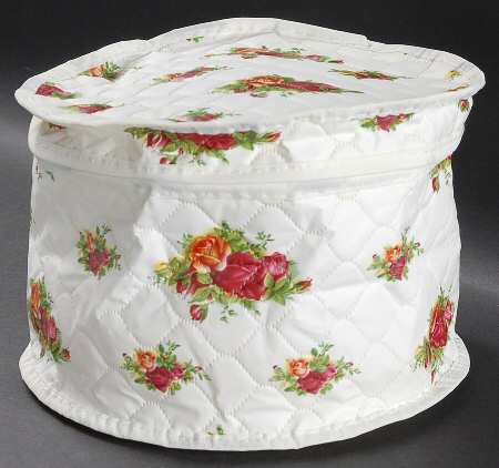 Old Country Roses Holds 8 Bread & Butter Storage Bag/Case