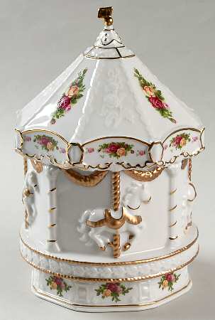 Old Country Roses Musical Carousel