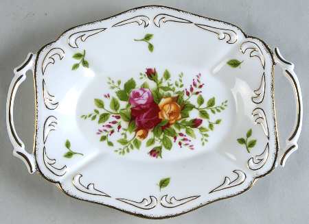 Old Country Roses 7" Handled Tray by Royal Albert