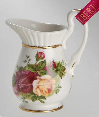 Old Country Roses Pitcher Ornament