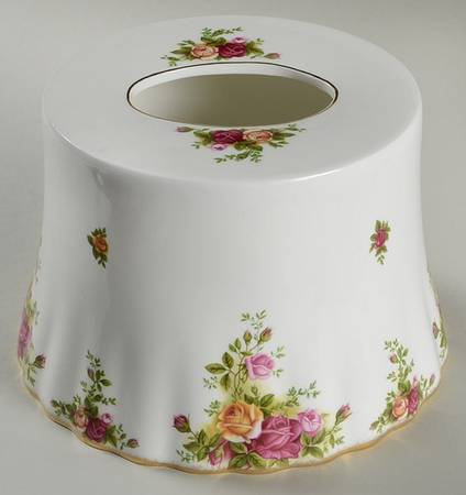 Old Country Roses Tissue Holder