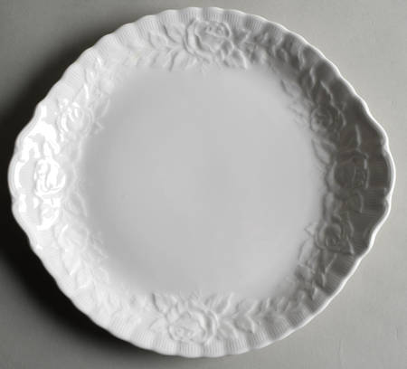 Old English Garden (No Trim) Handled Cake Plate