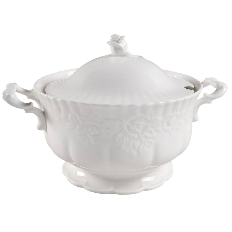 Old English Garden (No Trim) Tureen &  Lid
