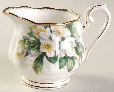 Orange Blossom (Gold Trim) Creamer