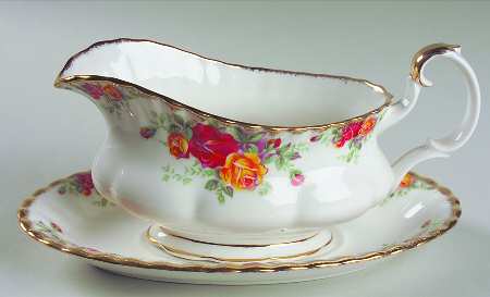 Pacific Rose Gravy Boat & Underplate