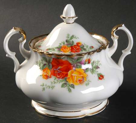 Pacific Rose Sugar Bowl & Lid