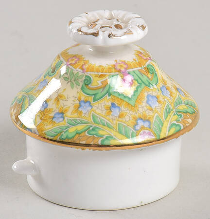 Paisley Shawl Lid for Small Coffee Pot