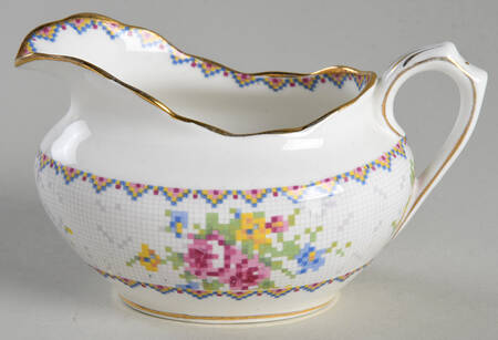 Petit Point Oval Mini Creamer