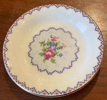 Petit Point Butter Pat