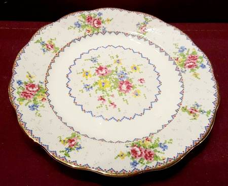 Petit Point Salad Plate
