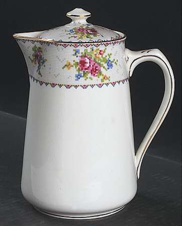 Petit Point Small Hot Water Jug & Lid