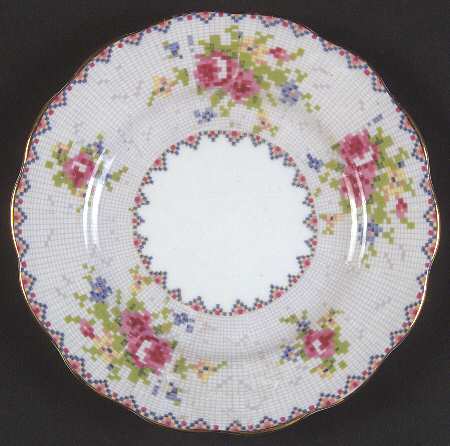 Petit Point Small Bread & Butter Plate