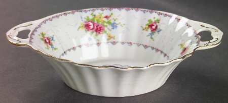 Petit Point 8" Oval Sweet Meat Dish