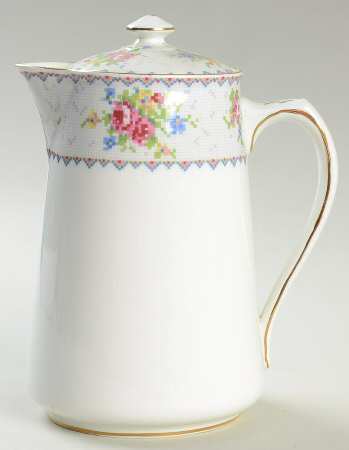 Petit Point Hot Water Jug & Lid