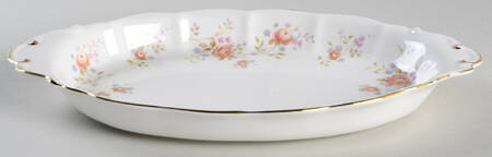 Peach Rose Tray for Creamer & Open Sugar