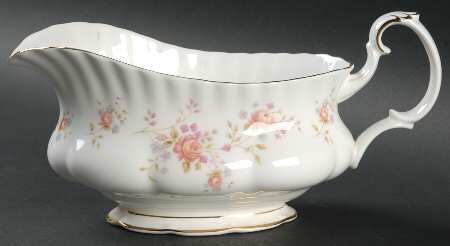 Peach Rose Gravy Boat