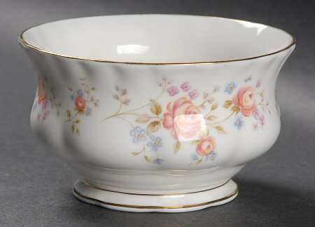 Peach Rose Mini Open Sugar Bowl