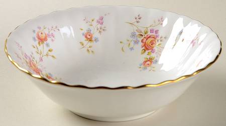 Peach Rose Coupe Cereal Bowl