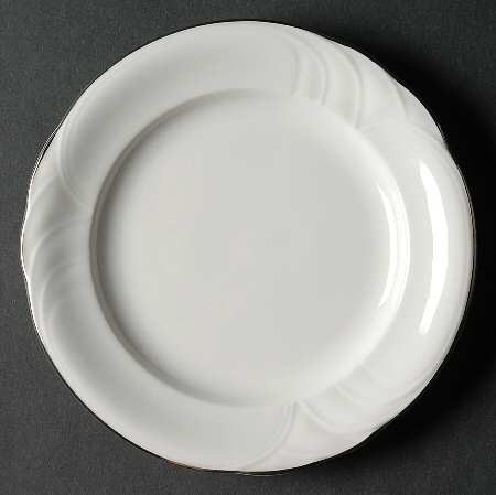 Platino Bread & Butter Plate by Royal Albert