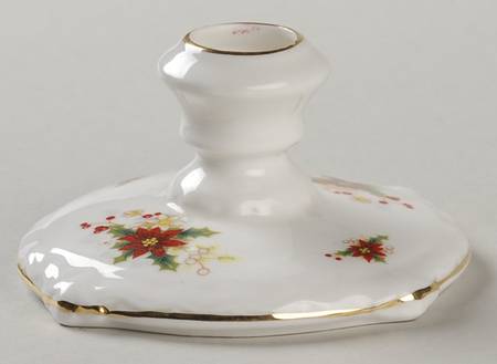 Poinsettia 2" Candlestick