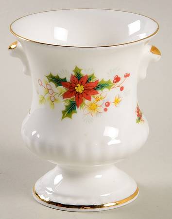 Poinsettia Urn Shaped Vase