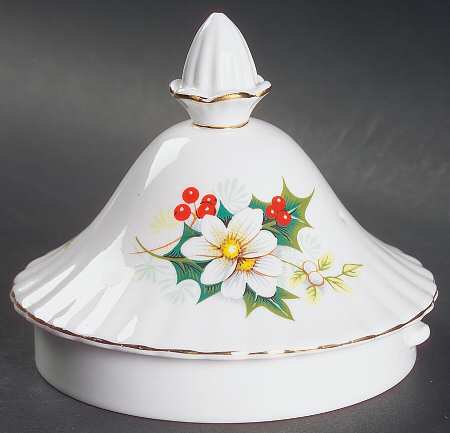 Poinsettia Lid for Teapot