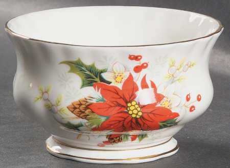 Poinsettia Mini Open Sugar Bowl