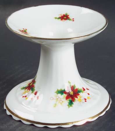 Poinsettia 2" Candlestick