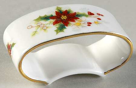 Poinsettia Napkin Ring