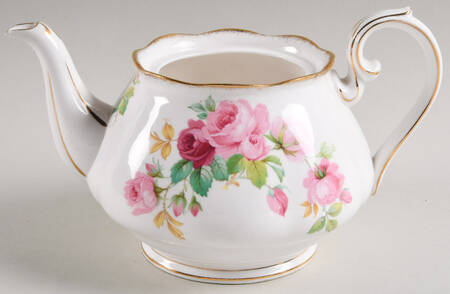 Princess Anne (Brushed Gold Edge) Teapot No Lid