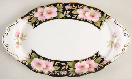 Provincial Flowers Tray for Creamer & Sugar with Lid