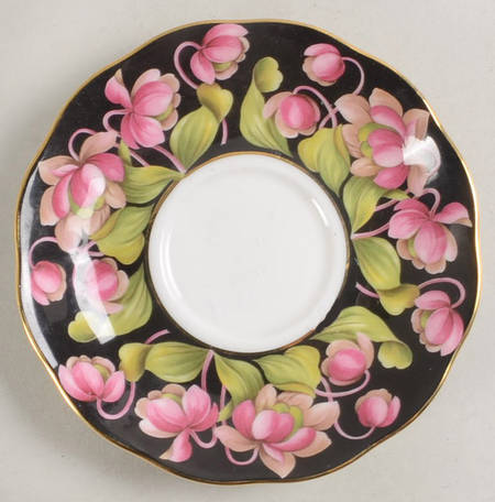 Provincial Flowers Saucer for Footed Demitasse Cup