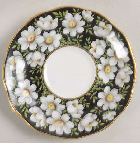 Provincial Flowers Saucer for Footed Demitasse Cup