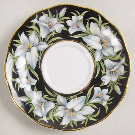 Provincial Flowers Saucer for Footed Demitasse Cup