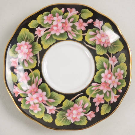 Provincial Flowers Saucer for Footed Demitasse Cup