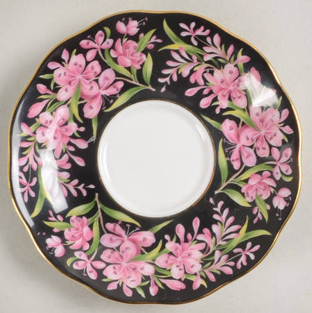 Provincial Flowers Saucer for Footed Demitasse Cup