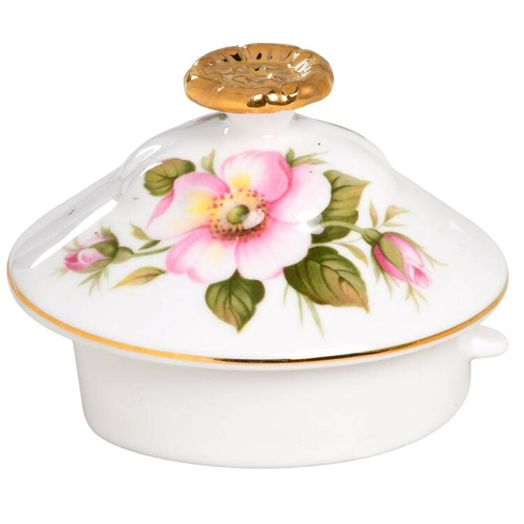 Provincial Flowers Lid for Teapot